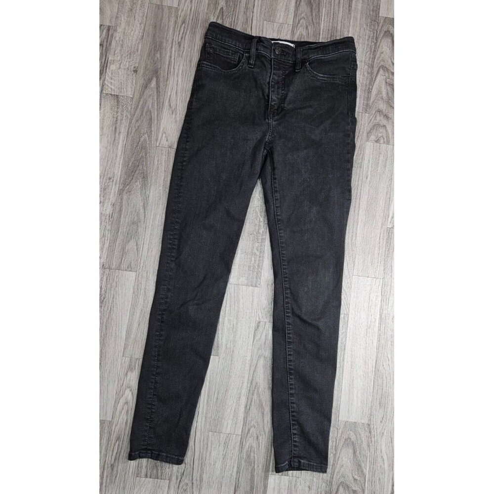 Madewell Womens Size 27 Road Tripper Skinny Black Denim Jeans‎